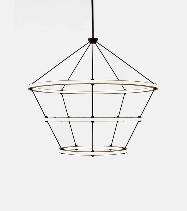 Halo Chandelier - 3 Rings