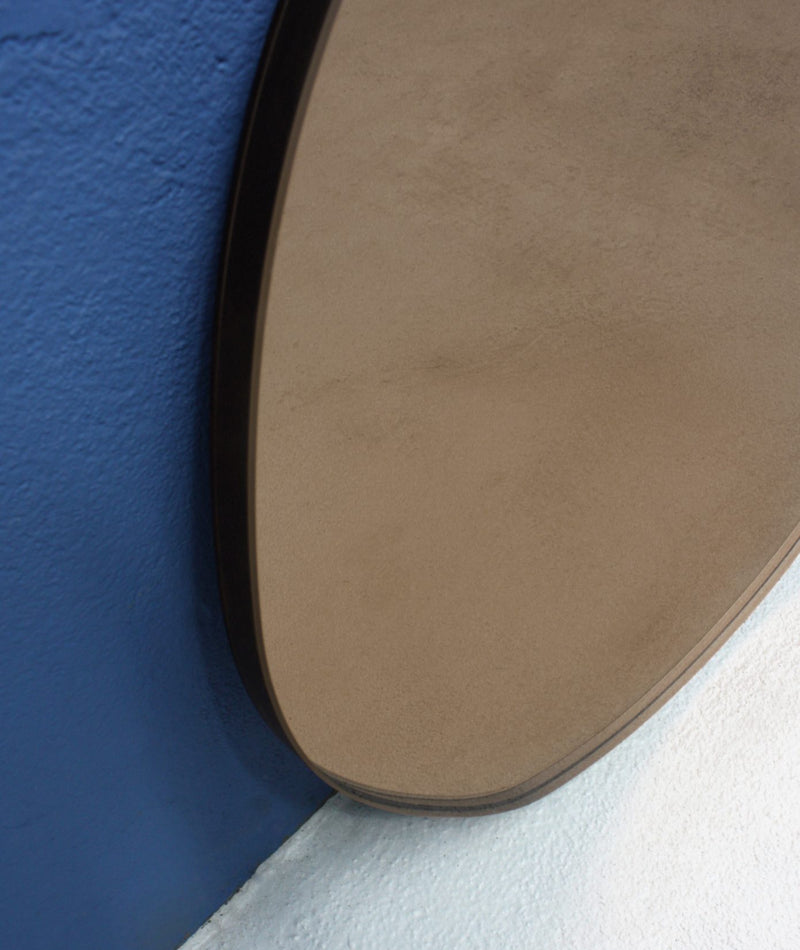 Off Round Seeing Glass Mirror