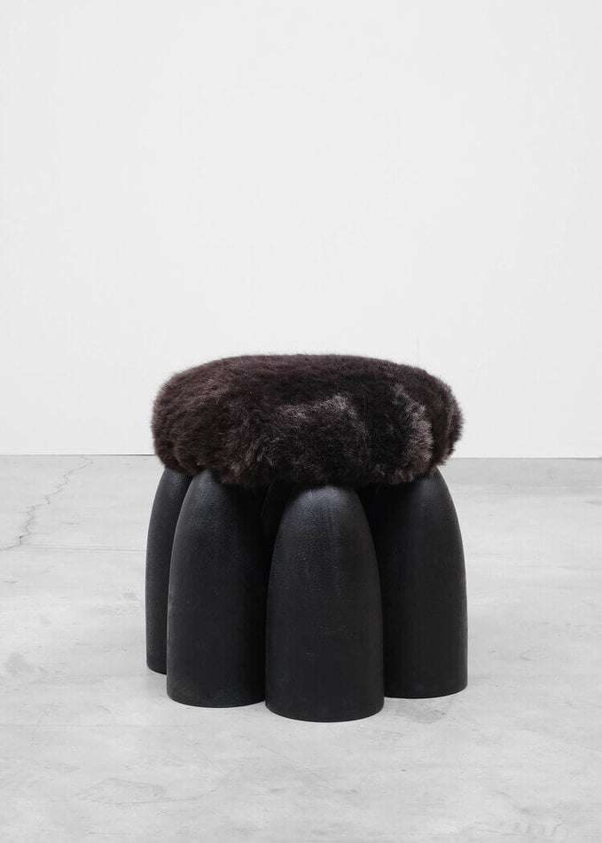 Senufo ottoman (Black)