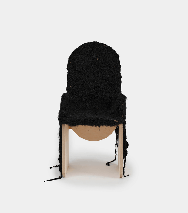 Textile D Chair - Black